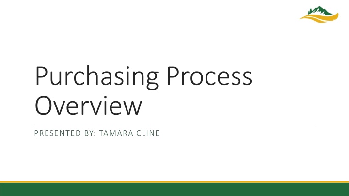 purchasing process overview