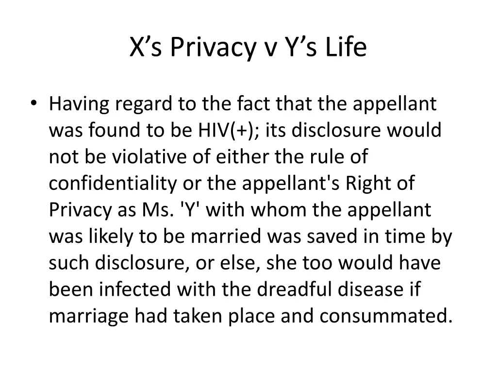 x s privacy v y s life