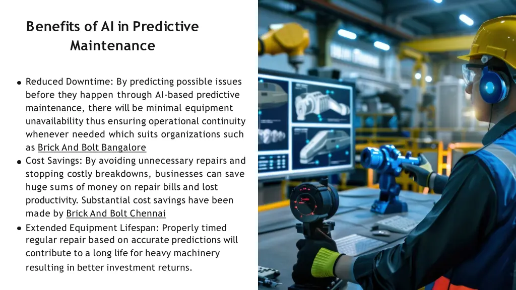 benefits of ai in predictive maintenance