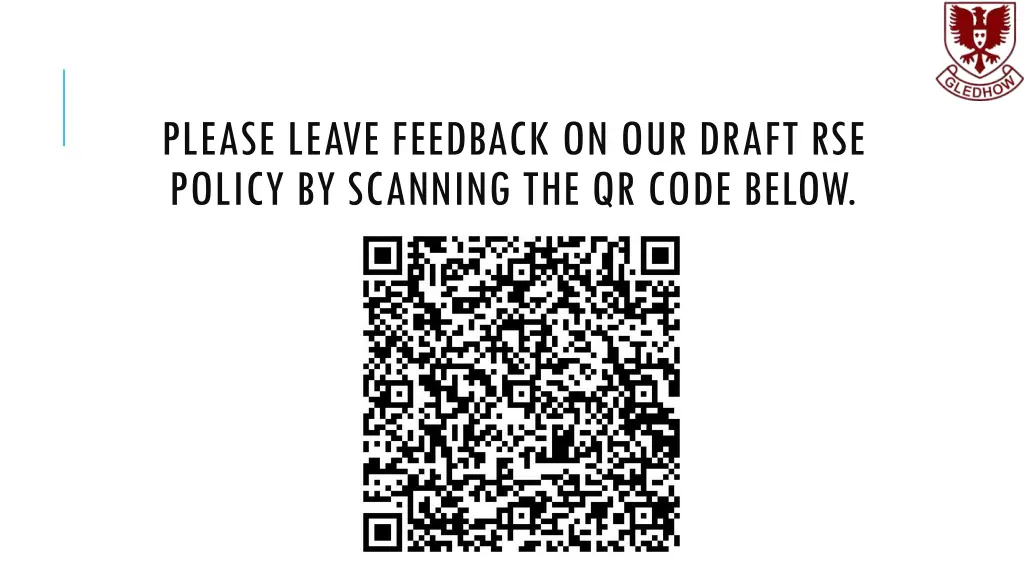 please leave feedback on our draft rse policy