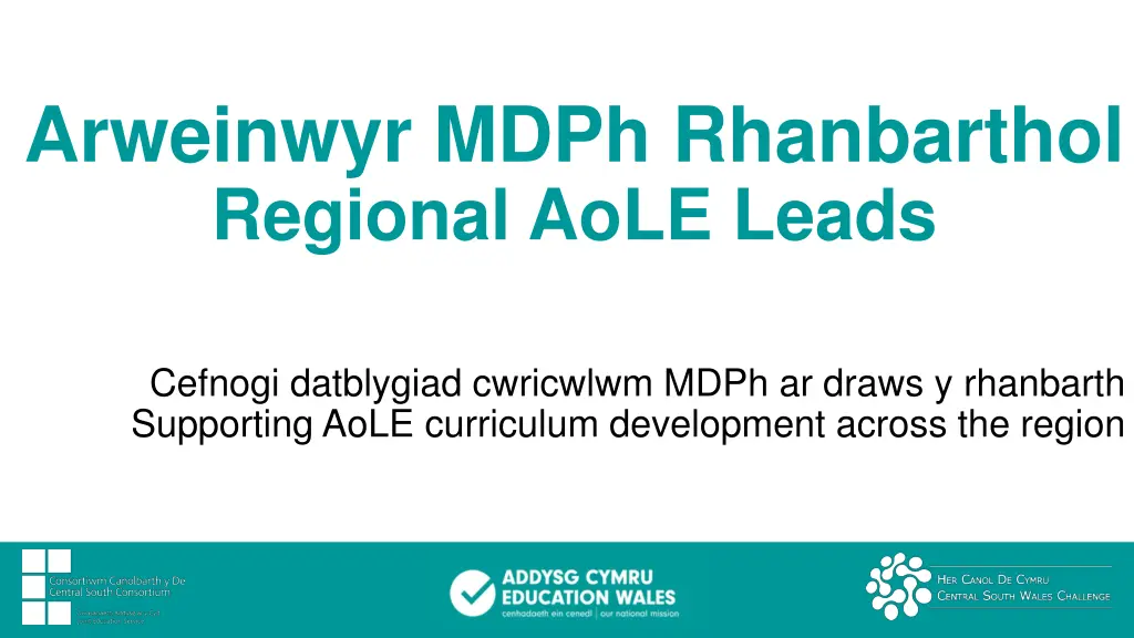 arweinwyr mdph rhanbarthol regional aole leads