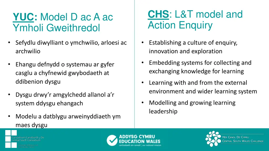 chs l t model and action enquiry 1