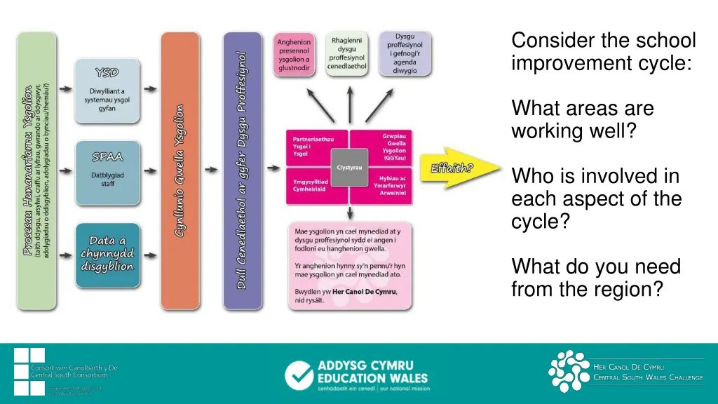 consider the school improvement cycle