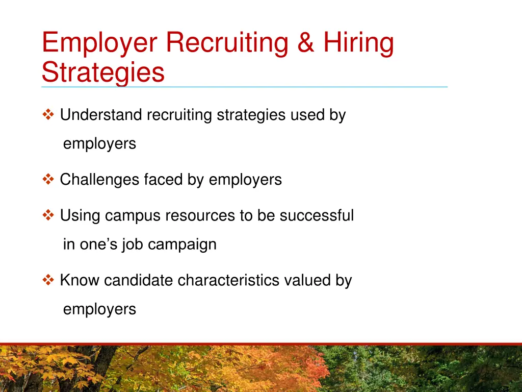 employer recruiting hiring strategies