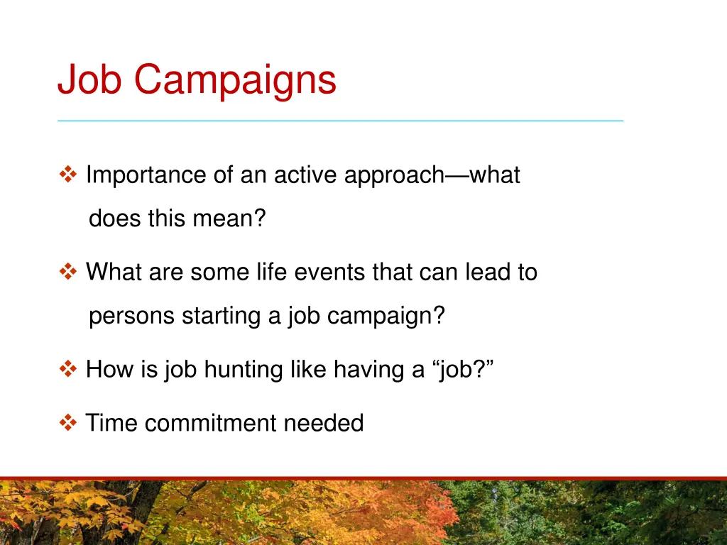 job campaigns