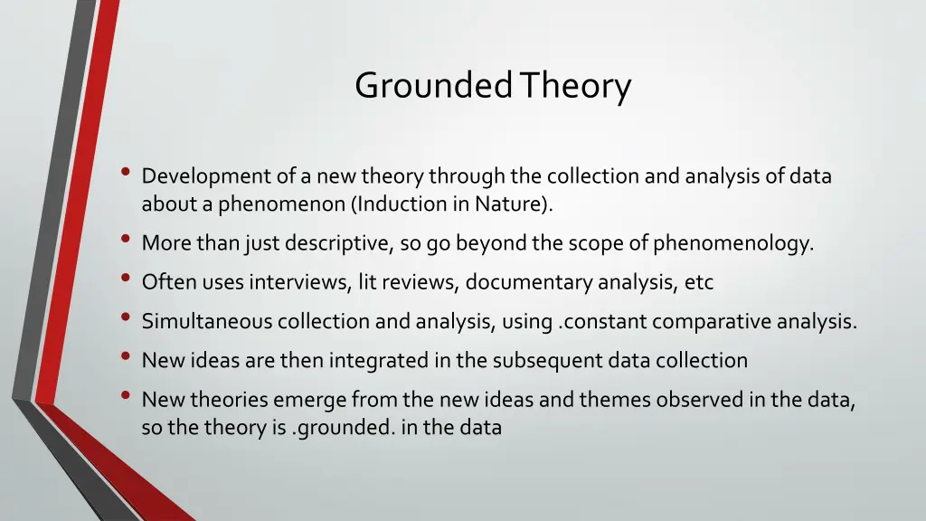 grounded theory