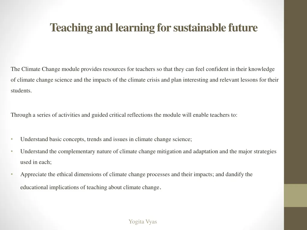 teaching and learning for sustainable future 2