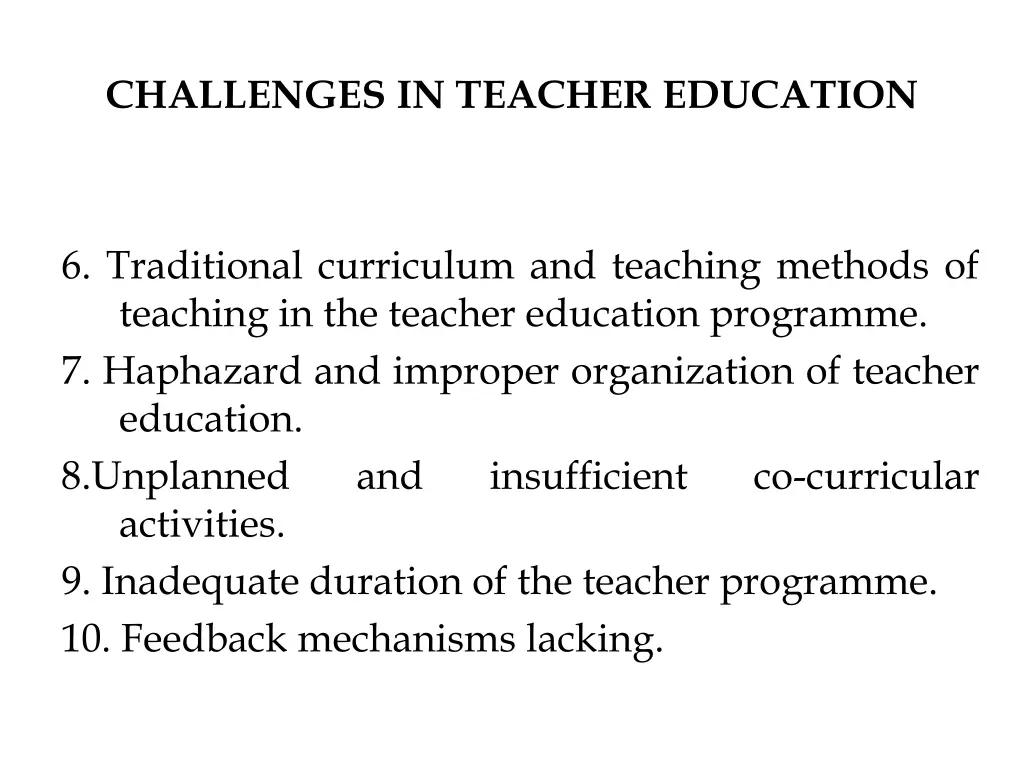 challenges in teacher education 1