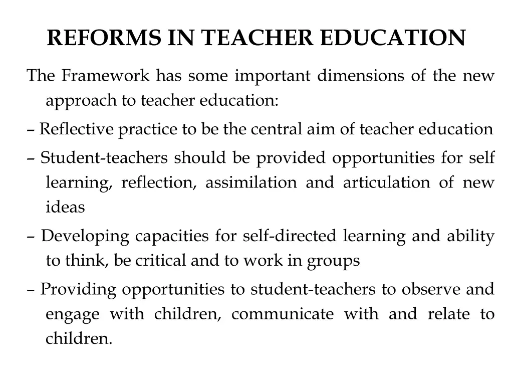 reforms in teacher education 3