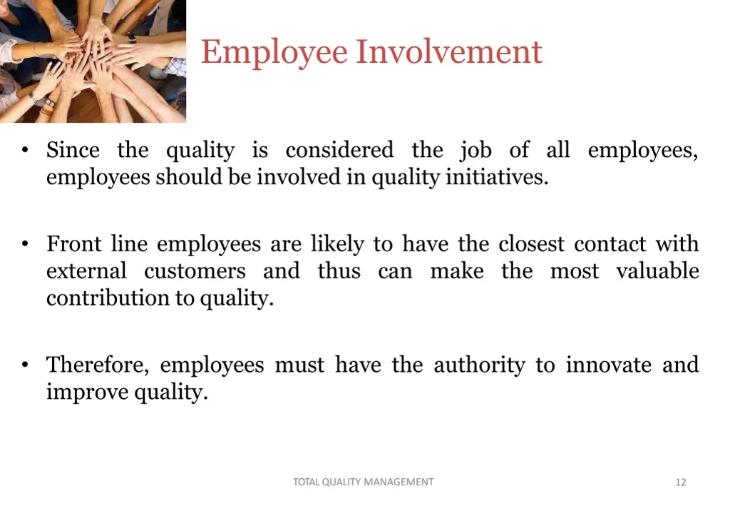 employee involvement