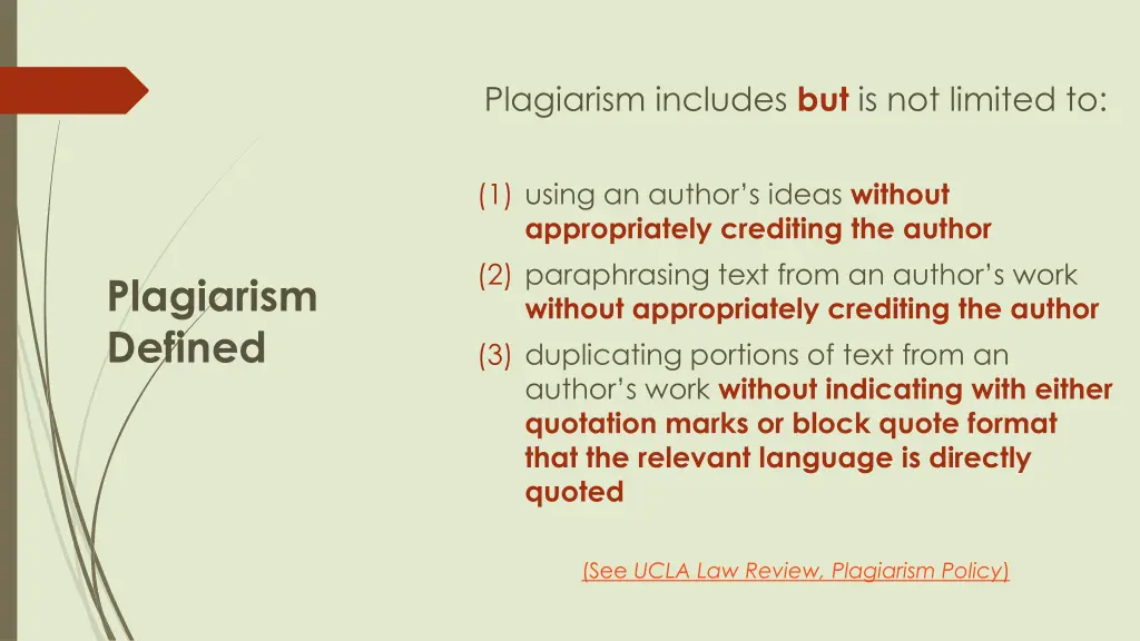 plagiarism includes but is not limited to