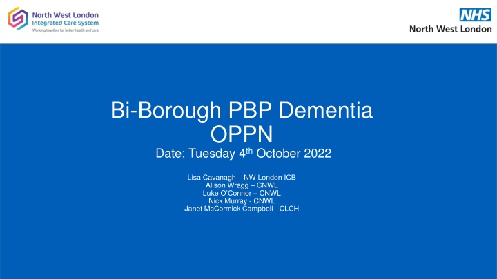 bi borough pbp dementia oppn date tuesday