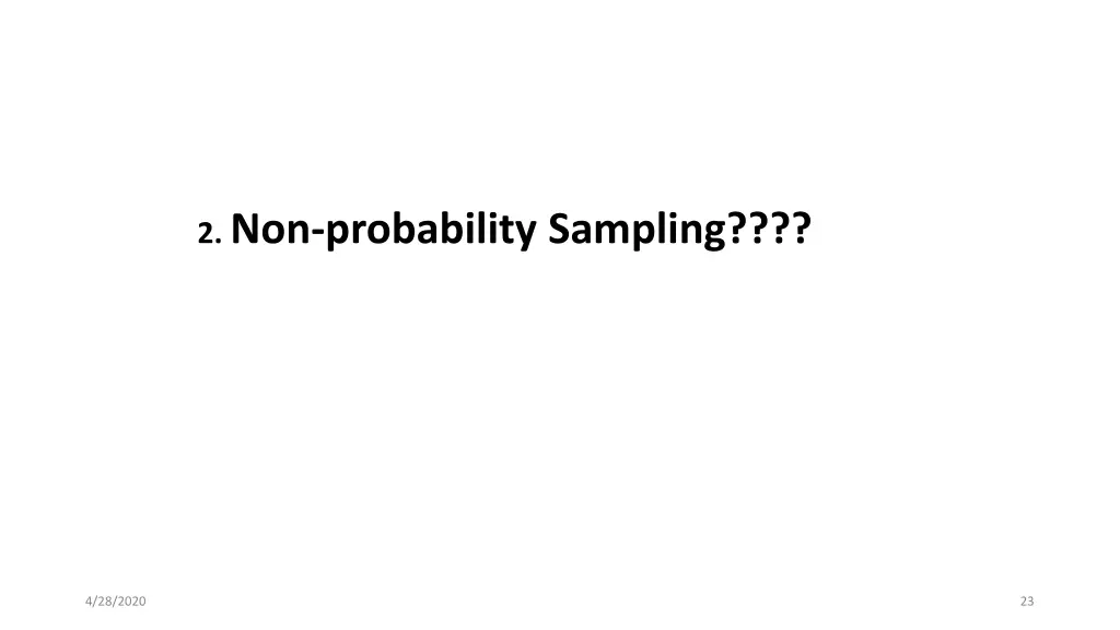 2 non probability sampling