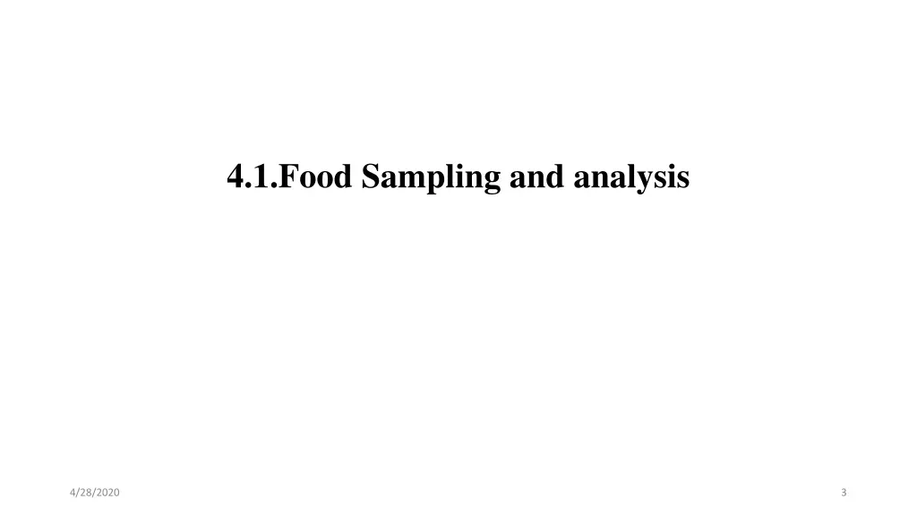 4 1 food sampling and analysis