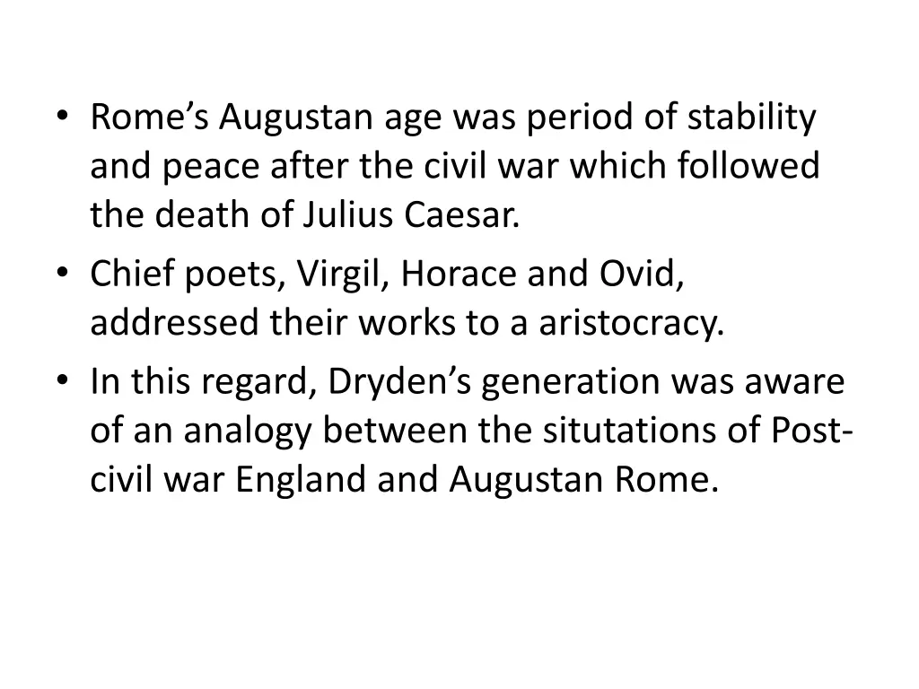 rome s augustan age was period of stability