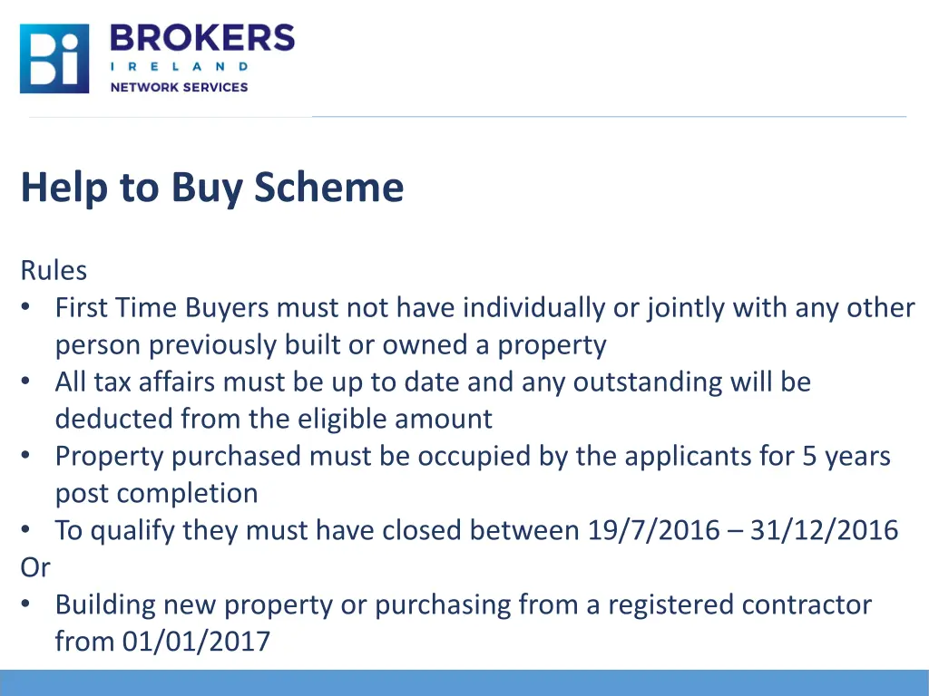 help to buy scheme