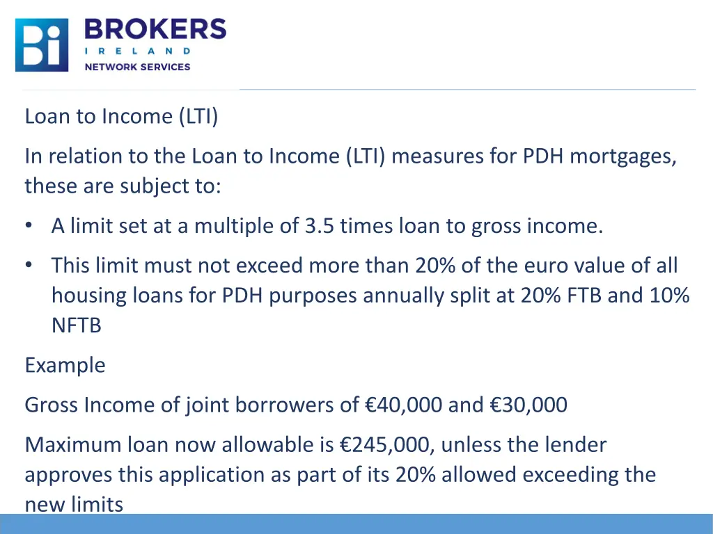 loan to income lti