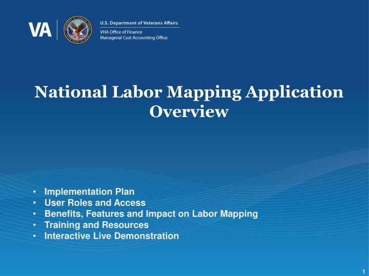 national labor mapping application overview