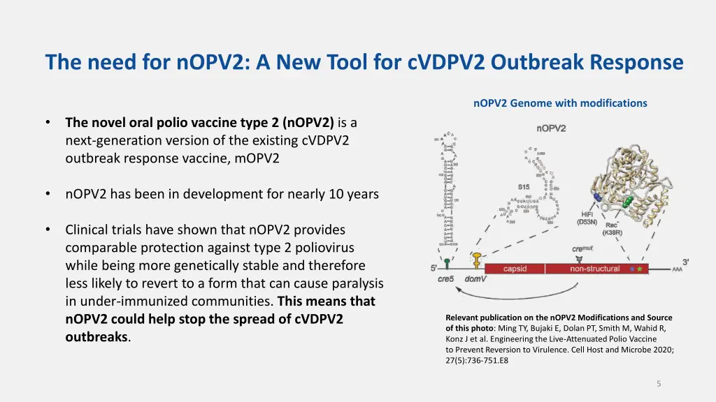 the need for nopv2 a new tool for cvdpv2 outbreak