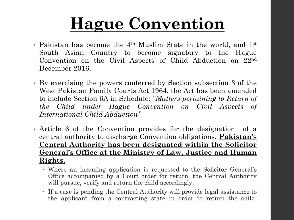 hague convention