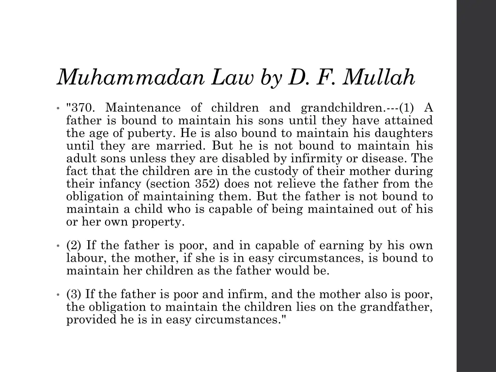 muhammadan law by d f mullah