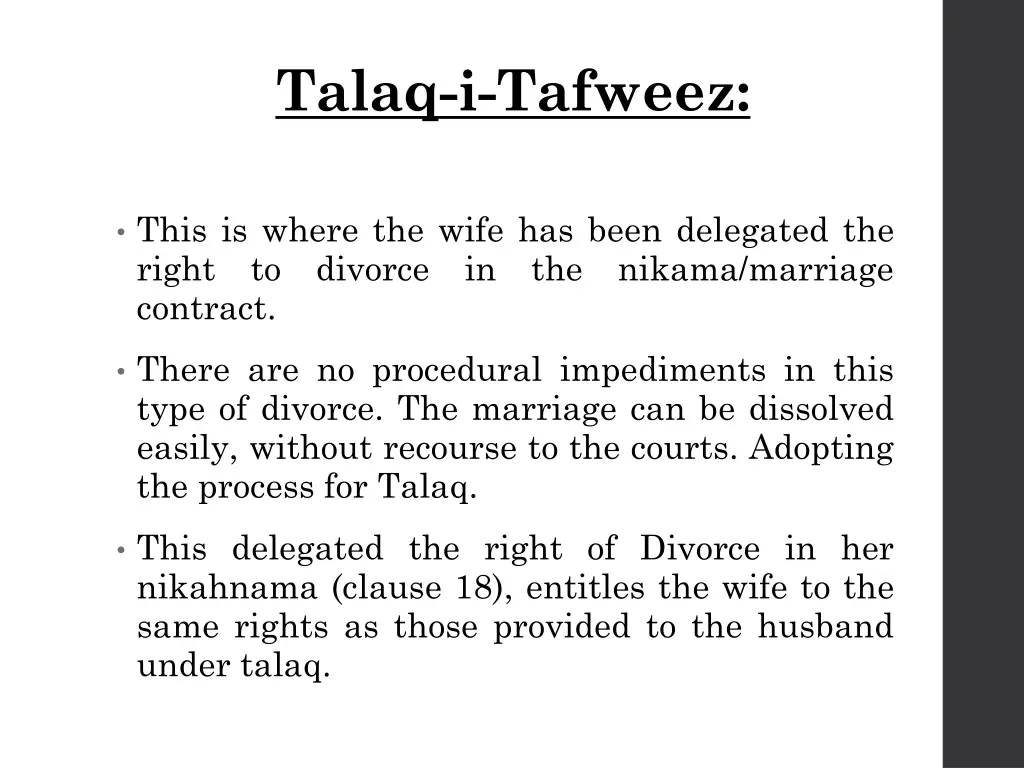 talaq i tafweez