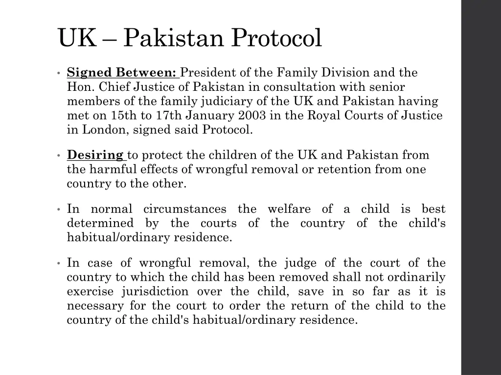 uk pakistan protocol