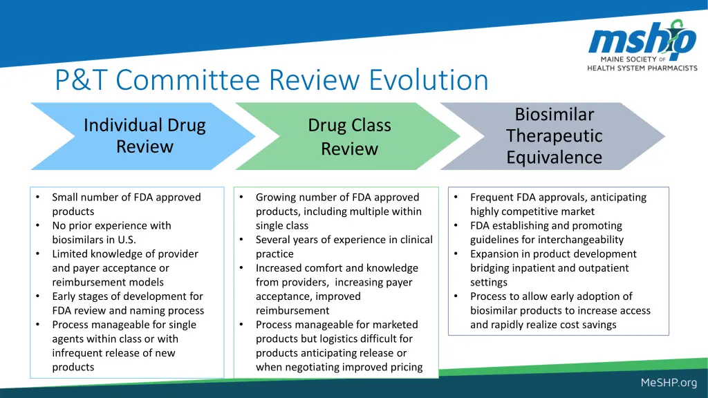 p t committee review evolution