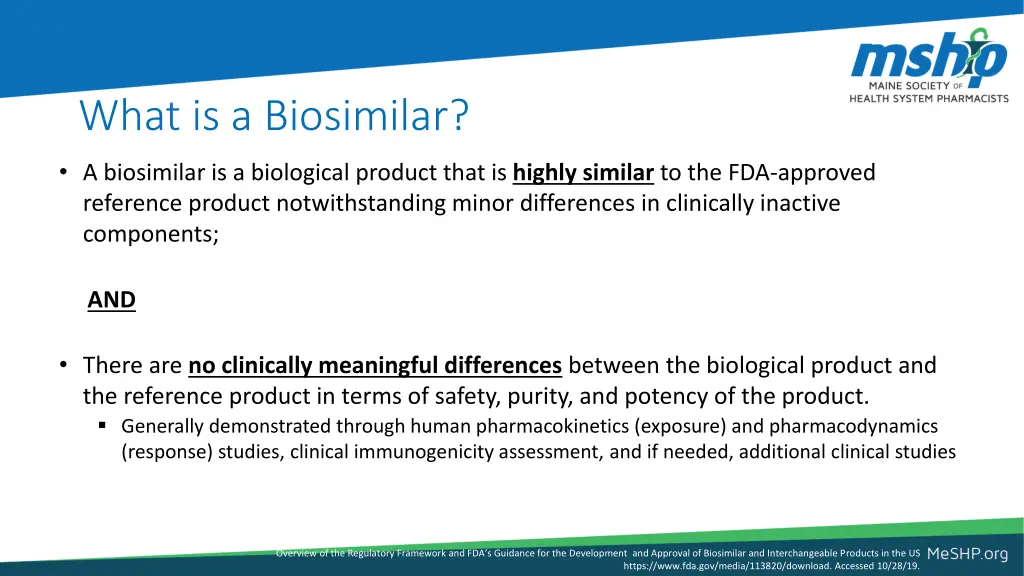 what is a biosimilar