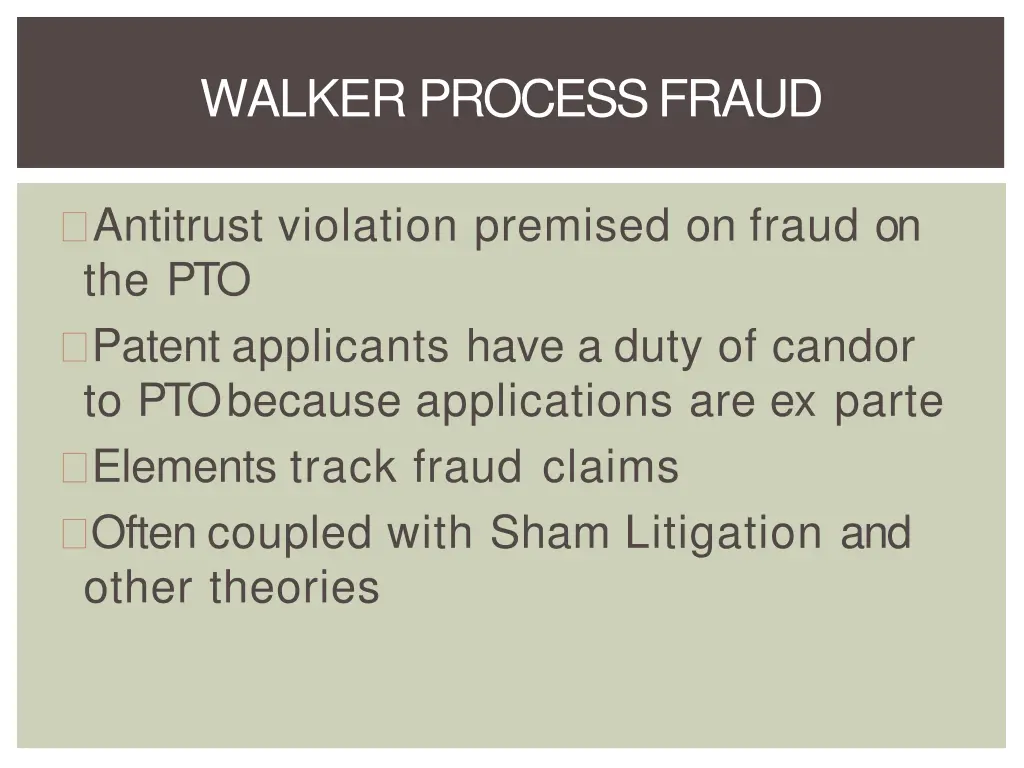 walker processfraud