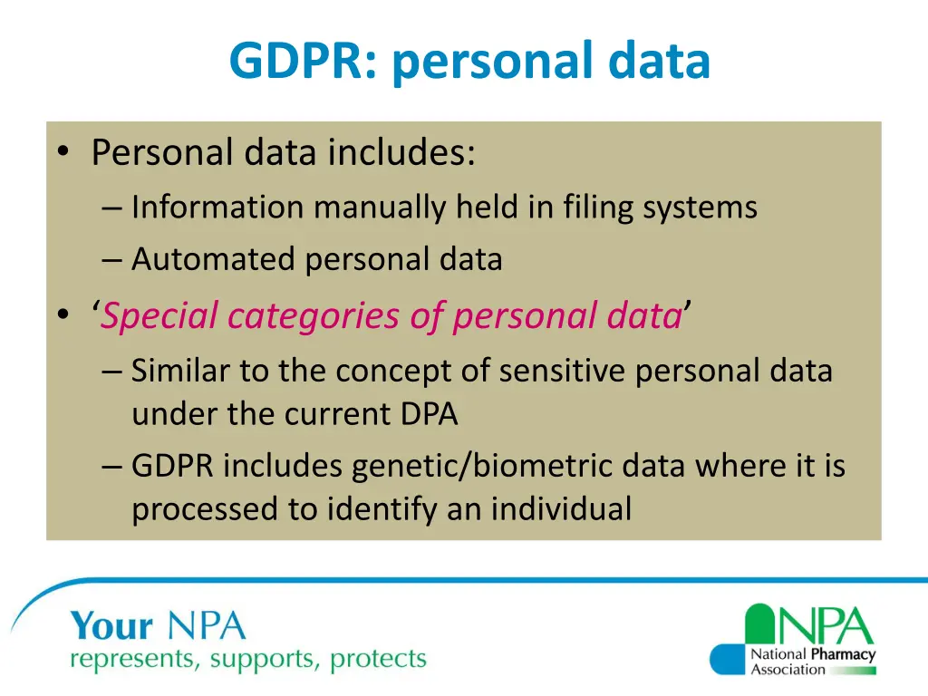 gdpr personal data