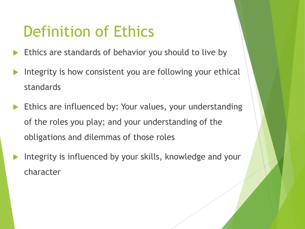 definition of ethics