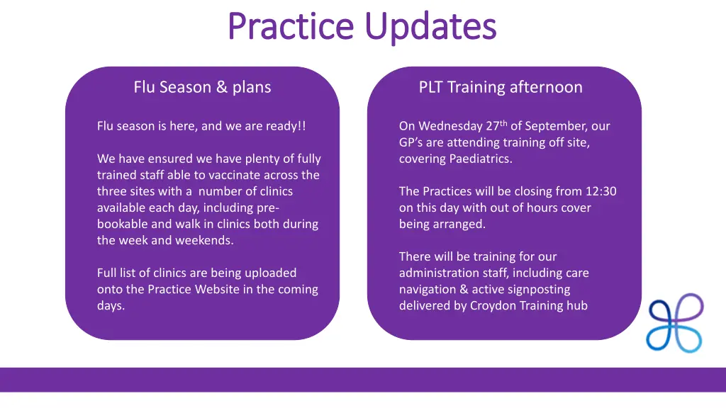 practice updates practice updates 3