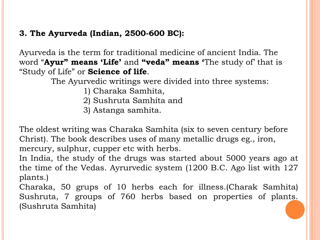 3 the ayurveda indian 2500 600 bc