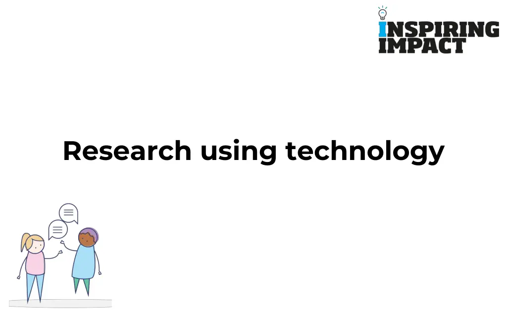 research using technology