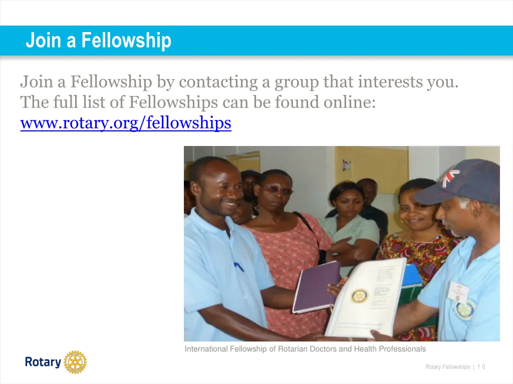 join a fellowship