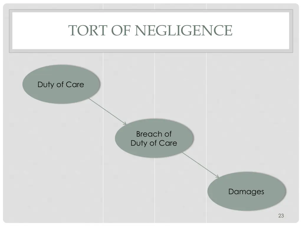 tort of negligence