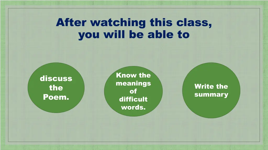 after watching this class you will be able to