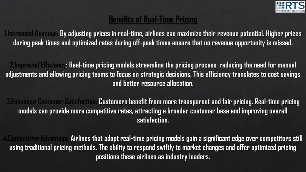 benefits of real time pricing