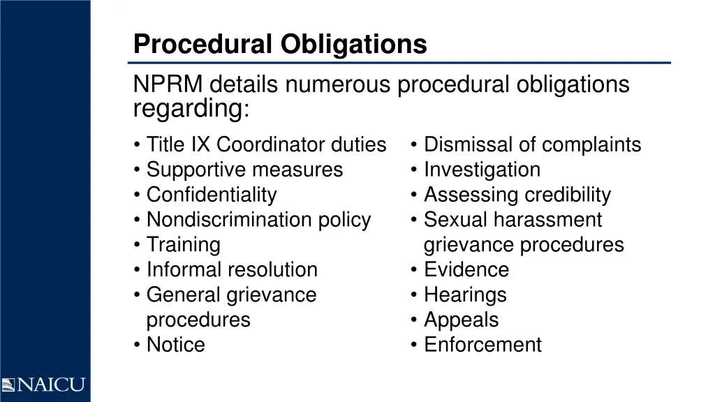 procedural obligations 1