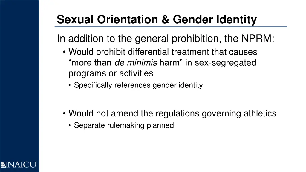 sexual orientation gender identity