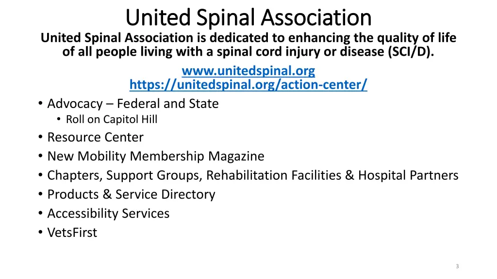 united spinal association united spinal