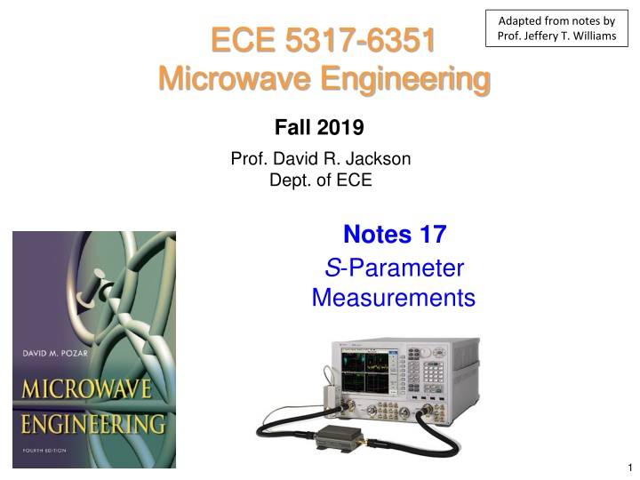 adapted from notes by prof jeffery t williams