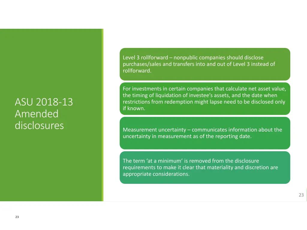 level 3 rollforward nonpublic companies should