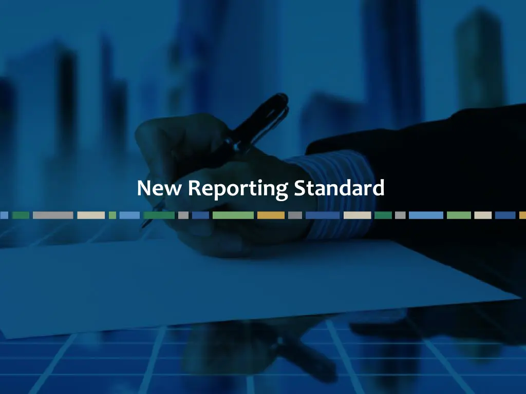 new reporting standard