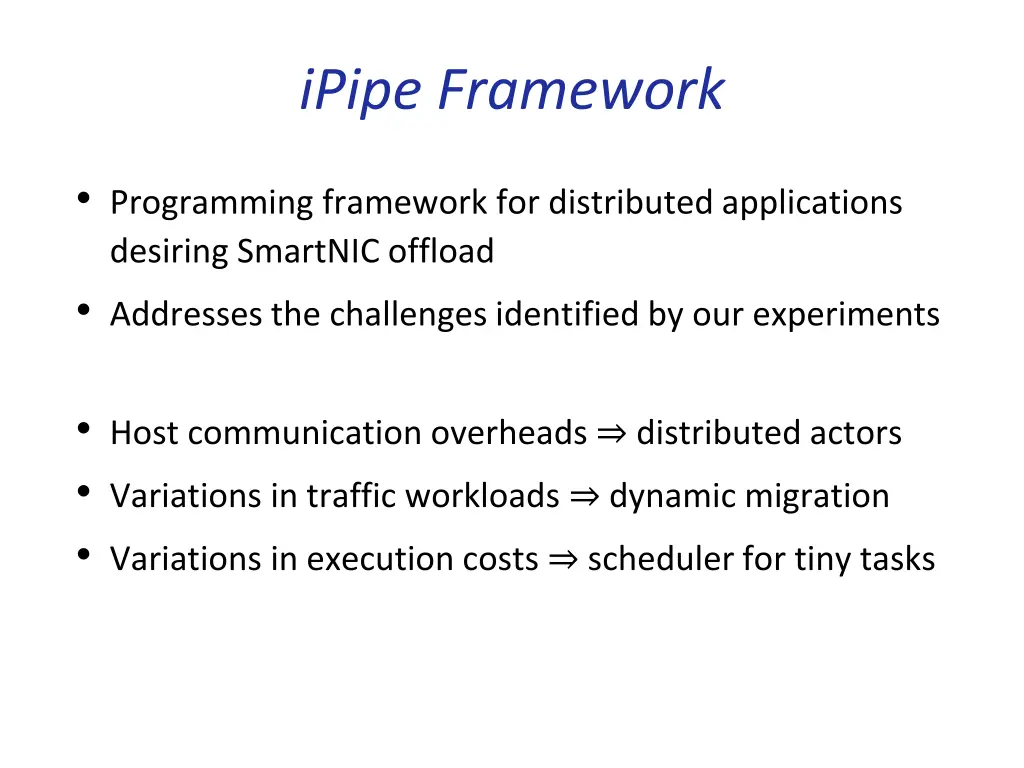 ipipe framework