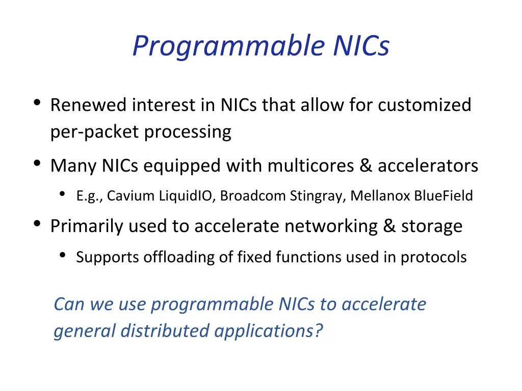 programmable nics