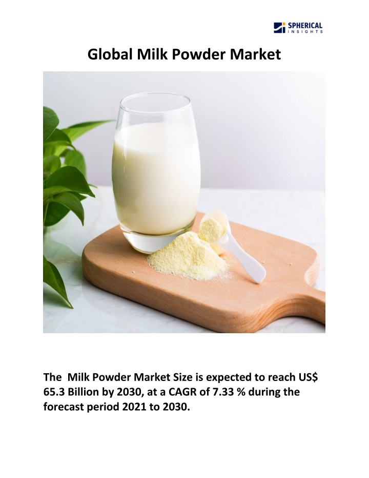 global milk powder market