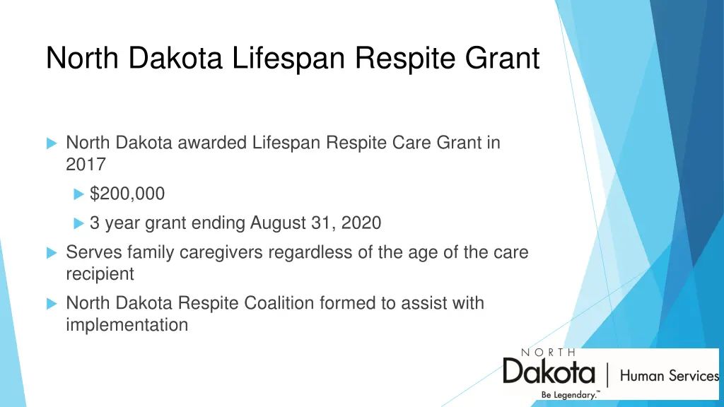 north dakota lifespan respite grant