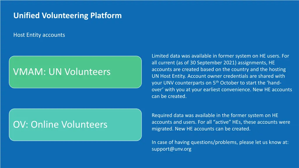 unified volunteering platform